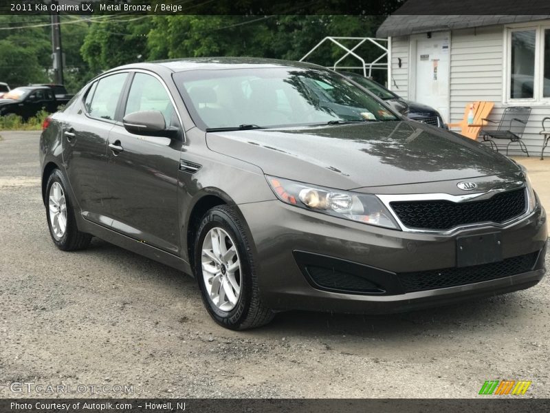 Metal Bronze / Beige 2011 Kia Optima LX