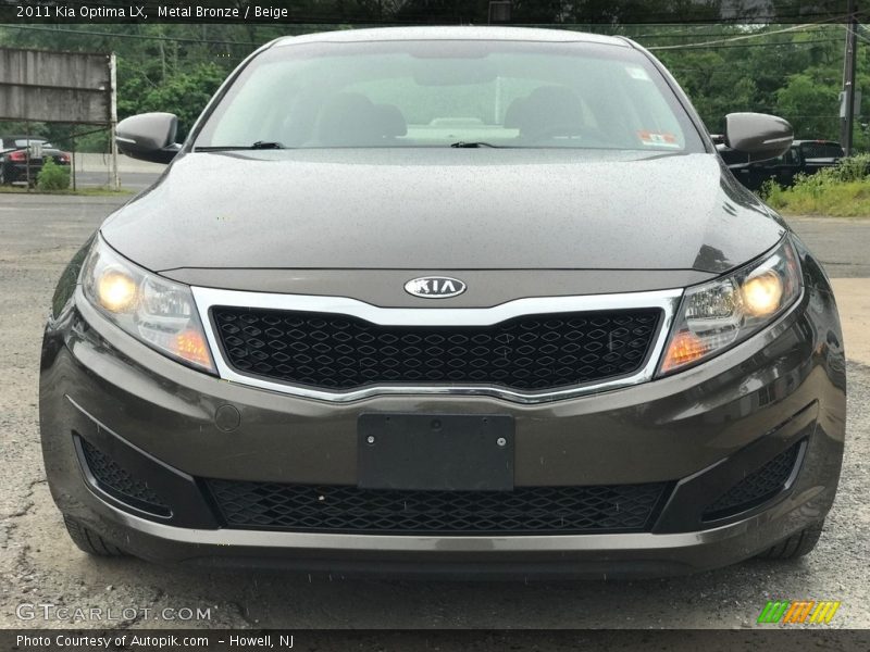 Metal Bronze / Beige 2011 Kia Optima LX