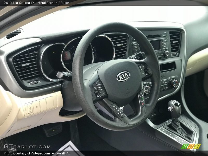 Metal Bronze / Beige 2011 Kia Optima LX