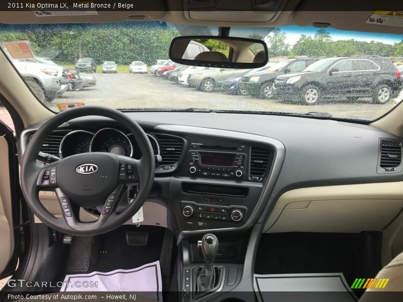 Metal Bronze / Beige 2011 Kia Optima LX