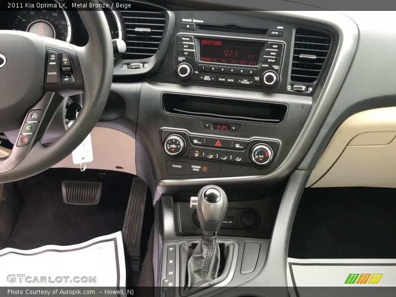 Metal Bronze / Beige 2011 Kia Optima LX
