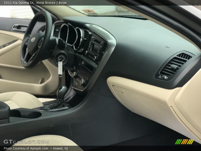 Metal Bronze / Beige 2011 Kia Optima LX