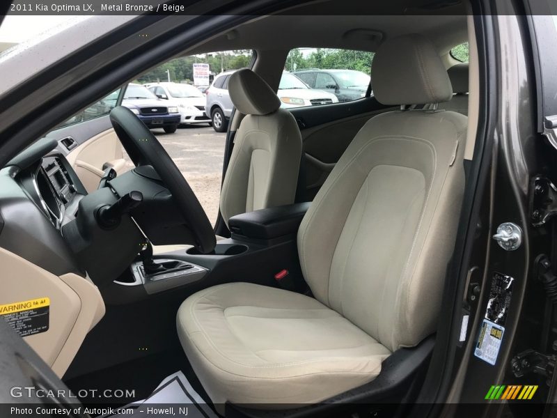 Metal Bronze / Beige 2011 Kia Optima LX