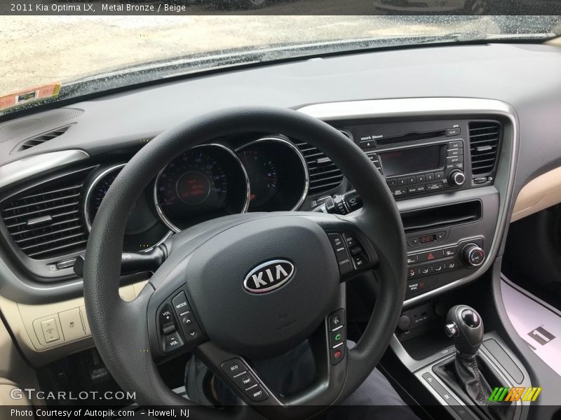 Metal Bronze / Beige 2011 Kia Optima LX