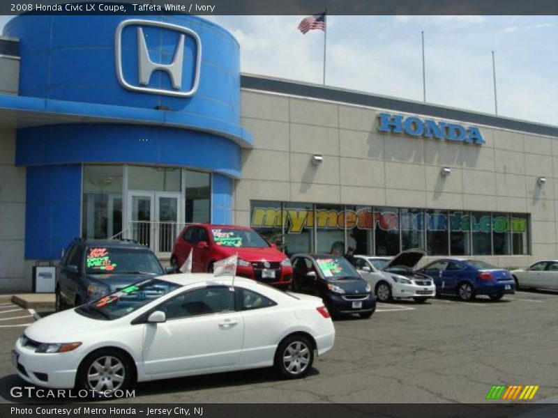 Taffeta White / Ivory 2008 Honda Civic LX Coupe
