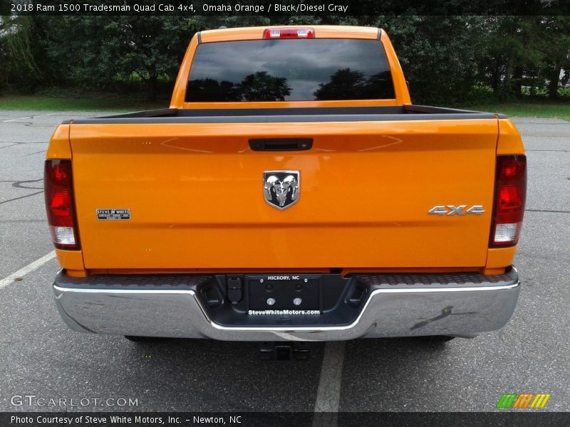 Omaha Orange / Black/Diesel Gray 2018 Ram 1500 Tradesman Quad Cab 4x4