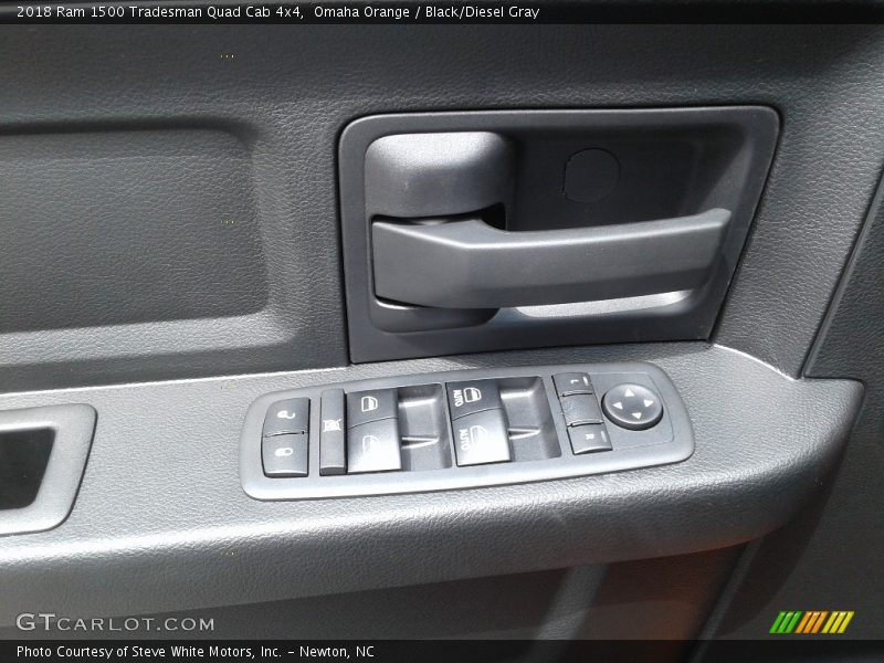 Omaha Orange / Black/Diesel Gray 2018 Ram 1500 Tradesman Quad Cab 4x4