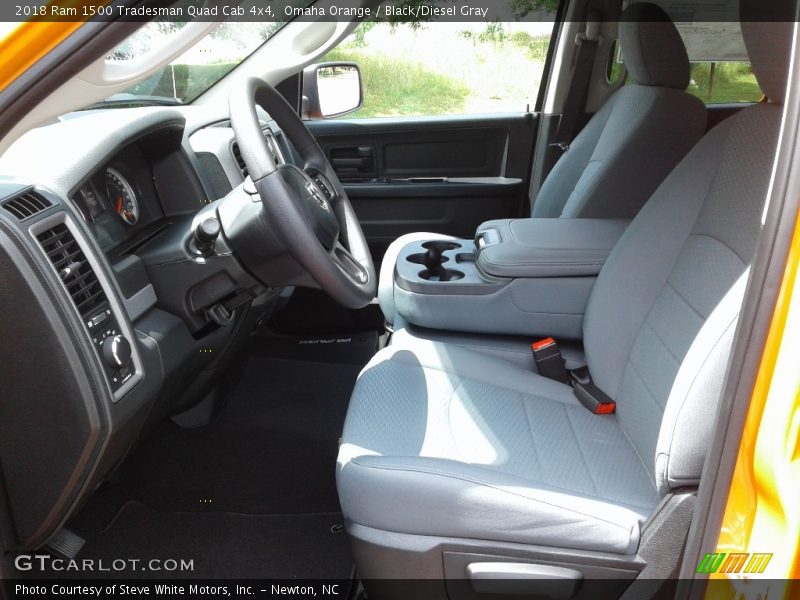 Omaha Orange / Black/Diesel Gray 2018 Ram 1500 Tradesman Quad Cab 4x4