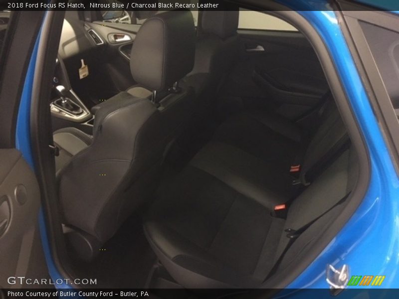 Nitrous Blue / Charcoal Black Recaro Leather 2018 Ford Focus RS Hatch