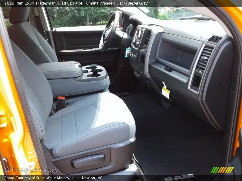 Omaha Orange / Black/Diesel Gray 2018 Ram 1500 Tradesman Quad Cab 4x4