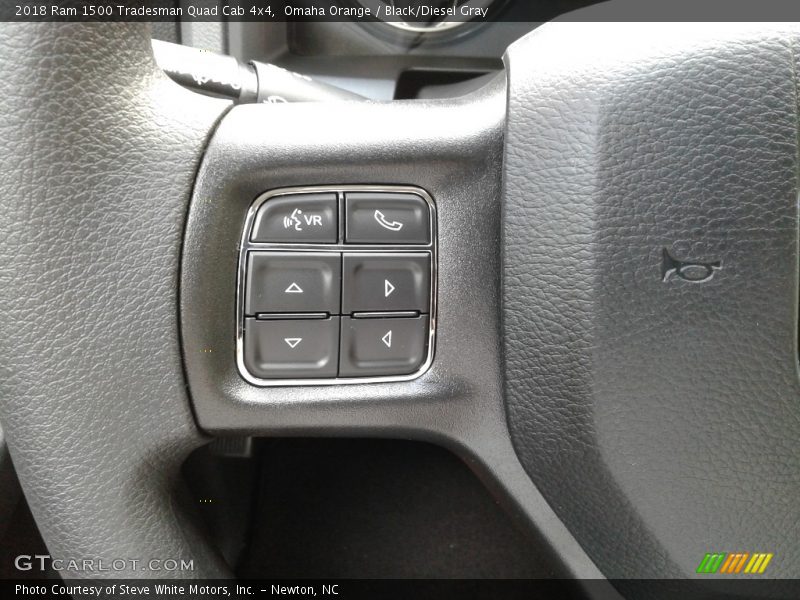 Omaha Orange / Black/Diesel Gray 2018 Ram 1500 Tradesman Quad Cab 4x4