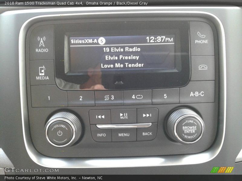 Omaha Orange / Black/Diesel Gray 2018 Ram 1500 Tradesman Quad Cab 4x4