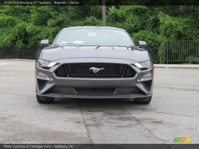 Magnetic / Ebony 2018 Ford Mustang GT Fastback