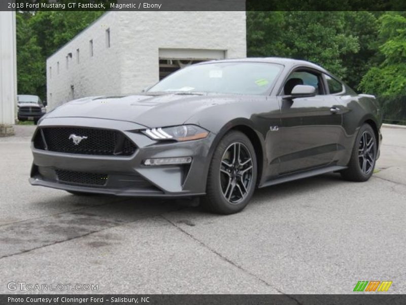 Magnetic / Ebony 2018 Ford Mustang GT Fastback