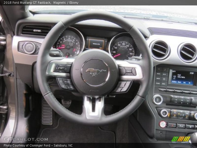 Magnetic / Ebony 2018 Ford Mustang GT Fastback