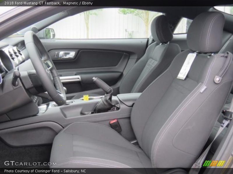 Magnetic / Ebony 2018 Ford Mustang GT Fastback