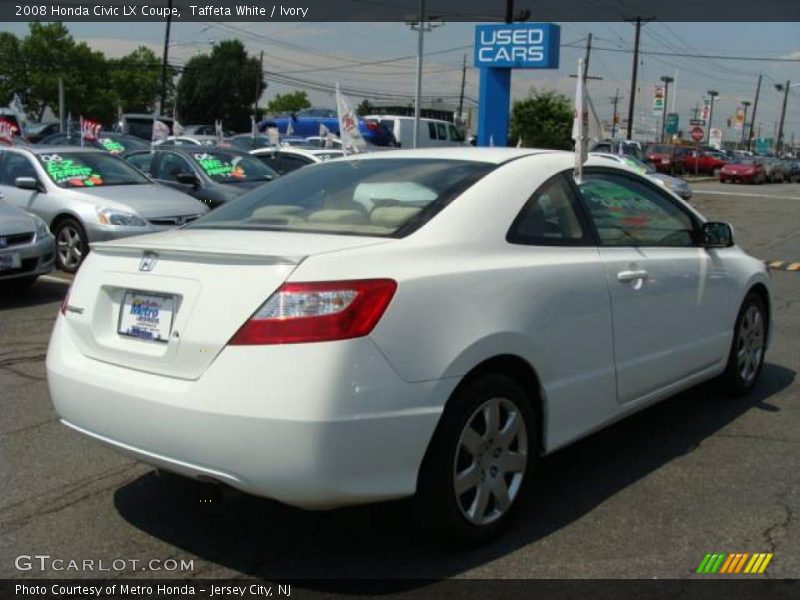 Taffeta White / Ivory 2008 Honda Civic LX Coupe