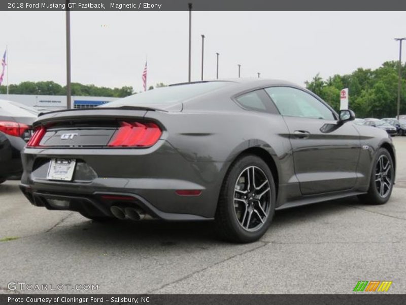 Magnetic / Ebony 2018 Ford Mustang GT Fastback