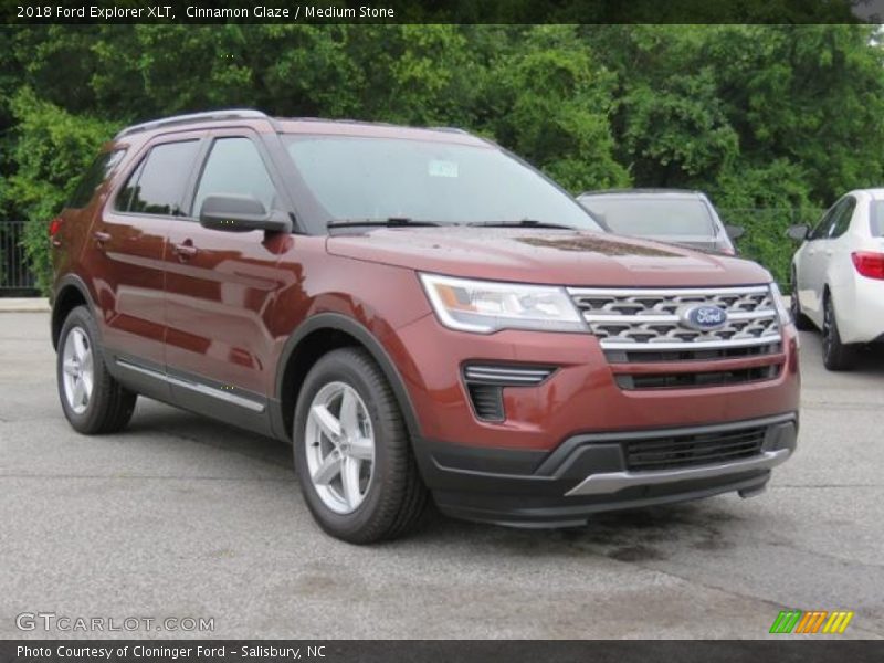Cinnamon Glaze / Medium Stone 2018 Ford Explorer XLT