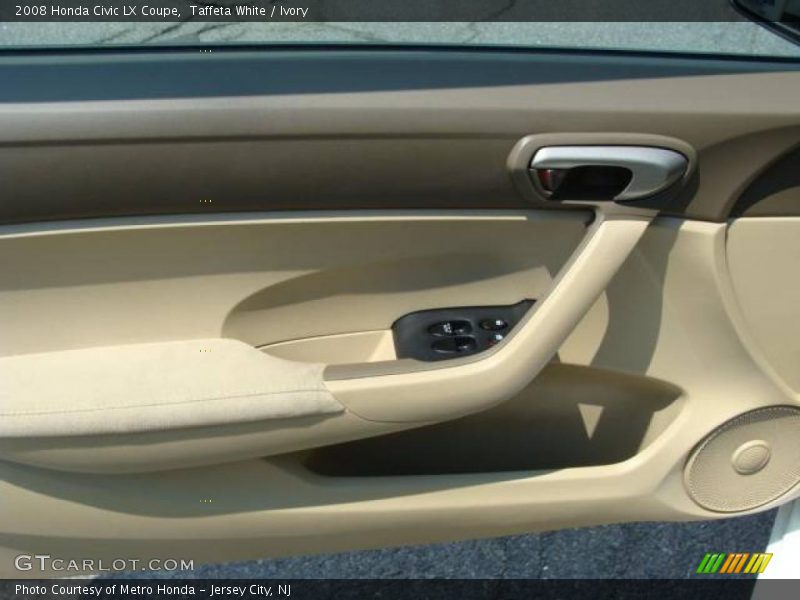 Taffeta White / Ivory 2008 Honda Civic LX Coupe