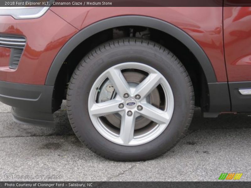 Cinnamon Glaze / Medium Stone 2018 Ford Explorer XLT