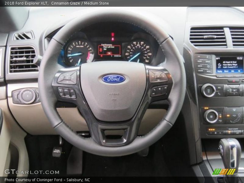 Cinnamon Glaze / Medium Stone 2018 Ford Explorer XLT