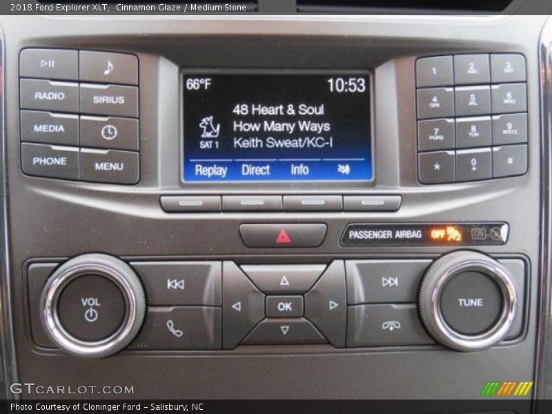 Cinnamon Glaze / Medium Stone 2018 Ford Explorer XLT