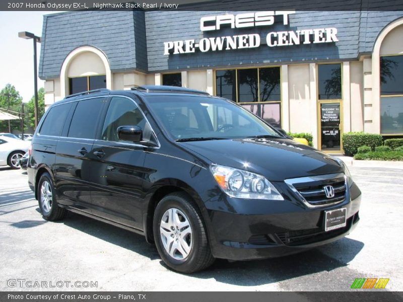 Nighthawk Black Pearl / Ivory 2007 Honda Odyssey EX-L