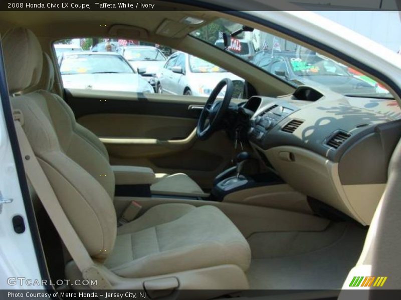 Taffeta White / Ivory 2008 Honda Civic LX Coupe