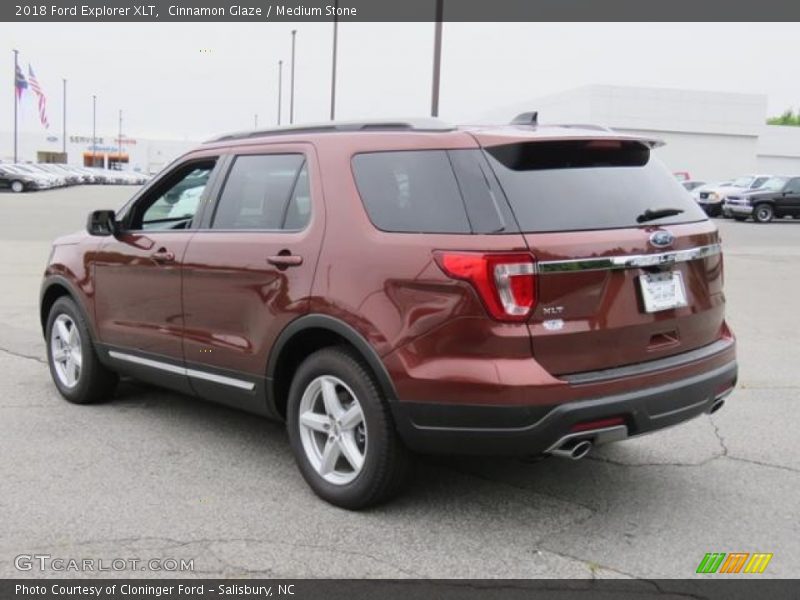Cinnamon Glaze / Medium Stone 2018 Ford Explorer XLT