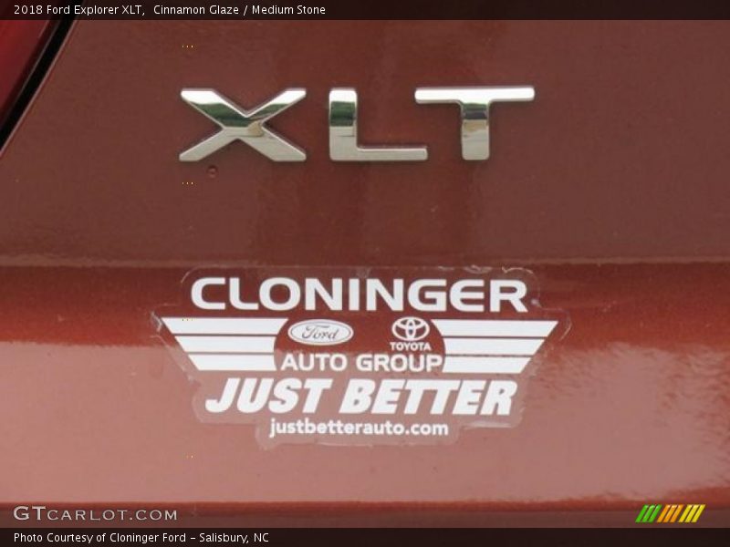 Cinnamon Glaze / Medium Stone 2018 Ford Explorer XLT