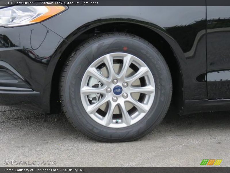 Shadow Black / Medium Light Stone 2018 Ford Fusion S