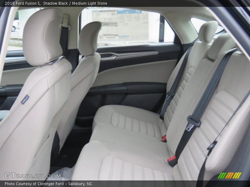 Shadow Black / Medium Light Stone 2018 Ford Fusion S