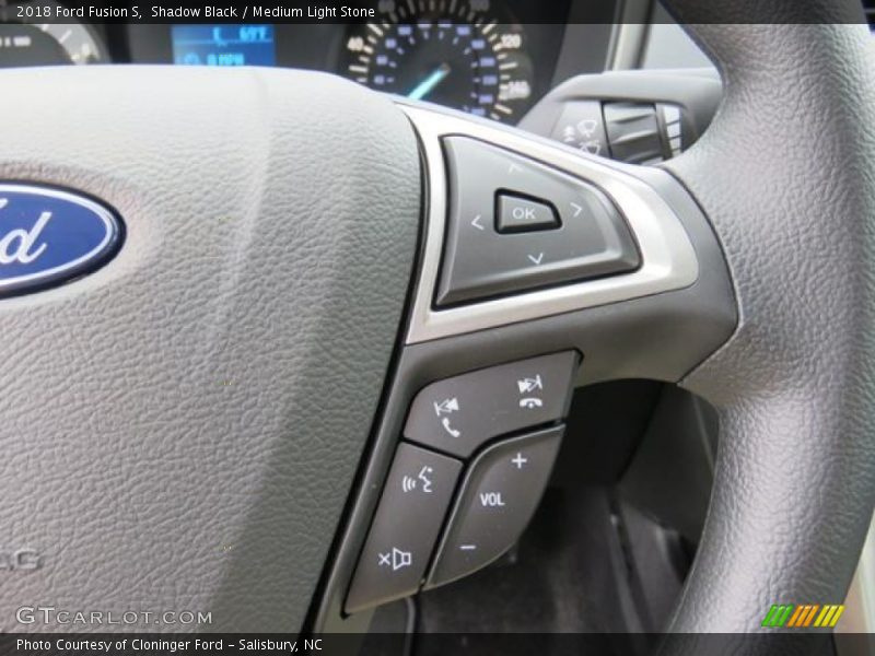 Shadow Black / Medium Light Stone 2018 Ford Fusion S
