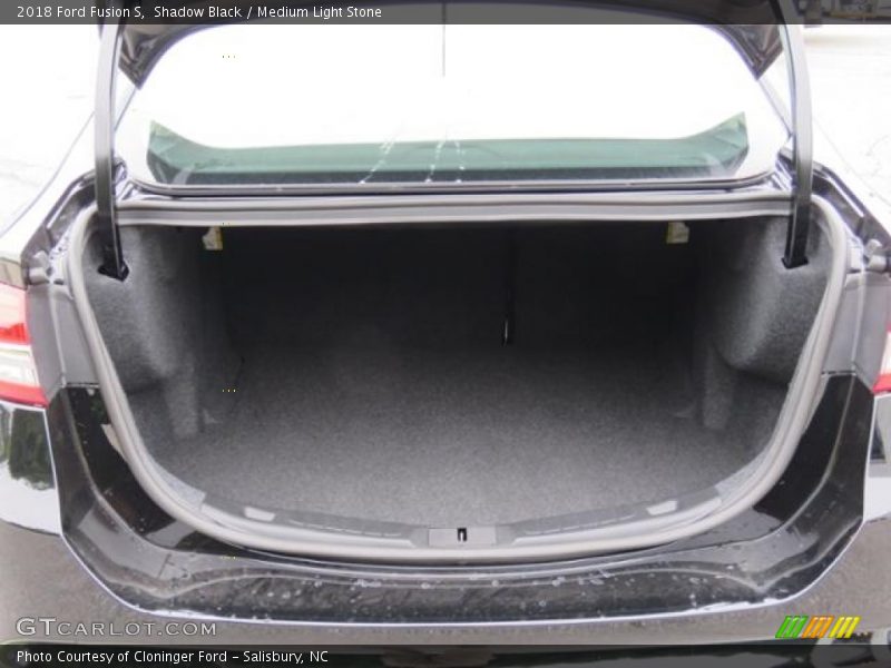 Shadow Black / Medium Light Stone 2018 Ford Fusion S