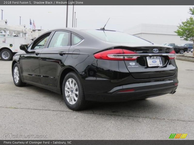 Shadow Black / Medium Light Stone 2018 Ford Fusion S