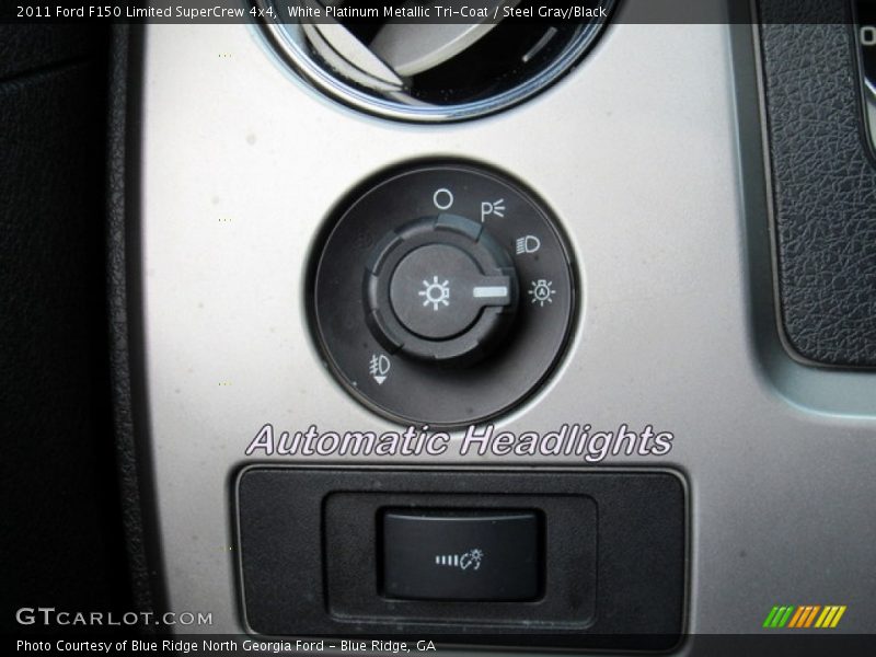 White Platinum Metallic Tri-Coat / Steel Gray/Black 2011 Ford F150 Limited SuperCrew 4x4