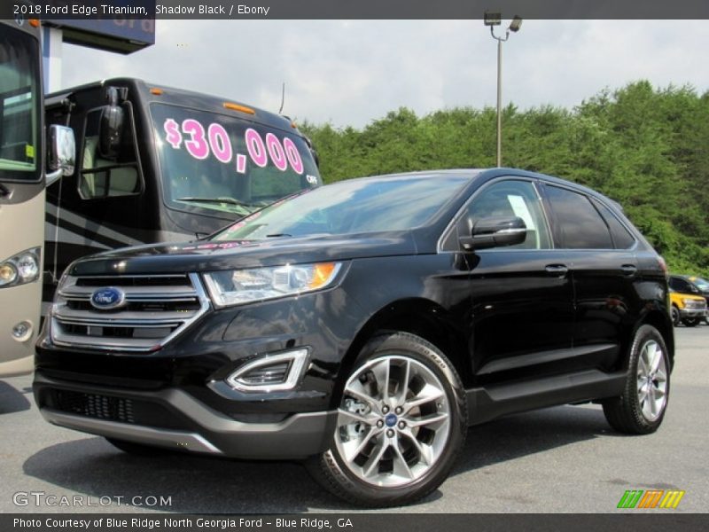 Shadow Black / Ebony 2018 Ford Edge Titanium