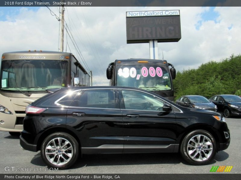 Shadow Black / Ebony 2018 Ford Edge Titanium