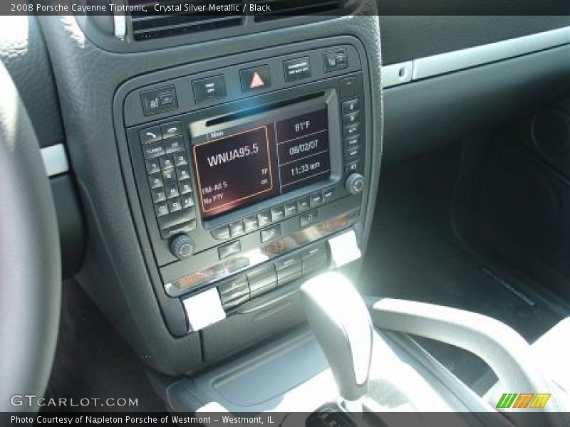Crystal Silver Metallic / Black 2008 Porsche Cayenne Tiptronic