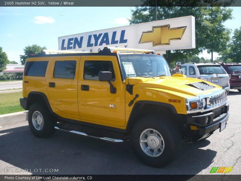 Yellow / Wheat 2005 Hummer H2 SUV