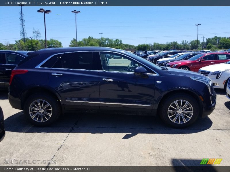 Harbor Blue Metallic / Cirrus 2018 Cadillac XT5 Luxury AWD