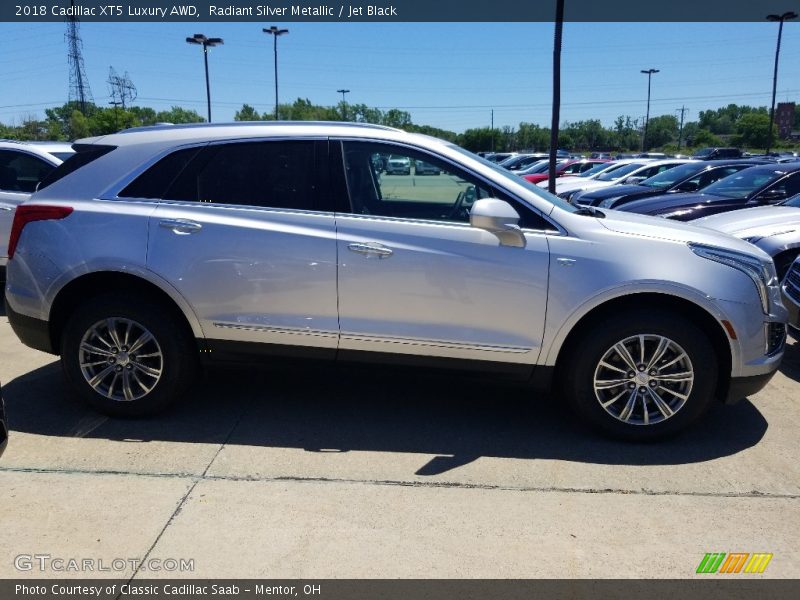Radiant Silver Metallic / Jet Black 2018 Cadillac XT5 Luxury AWD