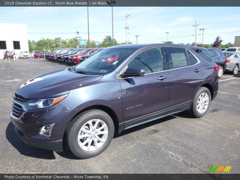 Storm Blue Metallic / Jet Black 2018 Chevrolet Equinox LT