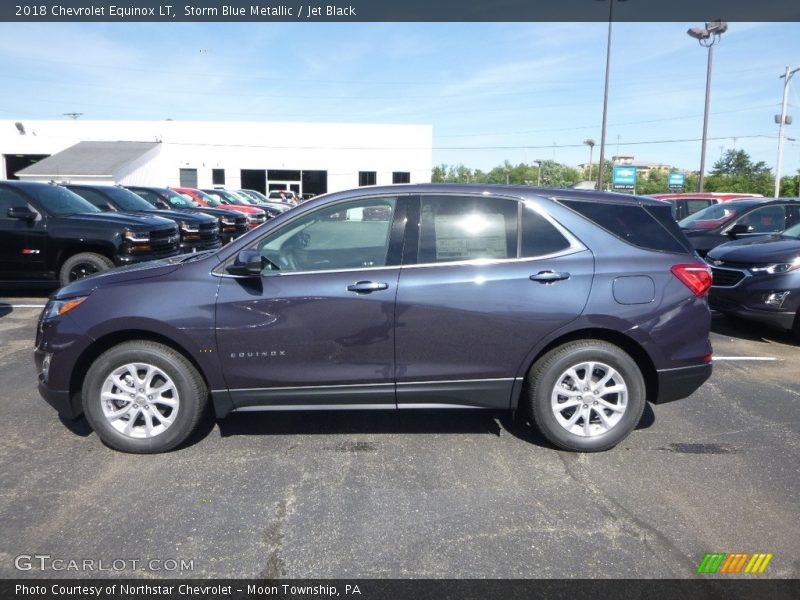 Storm Blue Metallic / Jet Black 2018 Chevrolet Equinox LT