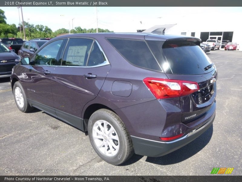 Storm Blue Metallic / Jet Black 2018 Chevrolet Equinox LT