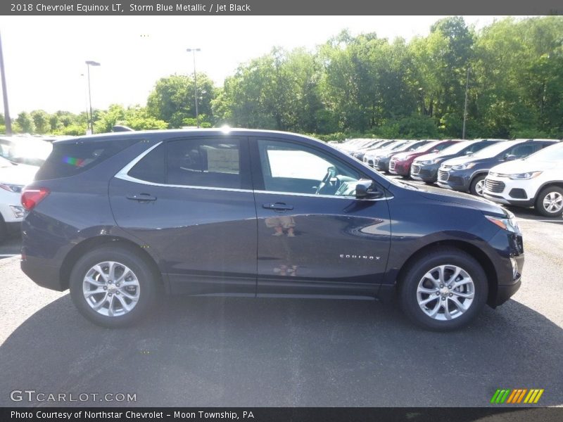 Storm Blue Metallic / Jet Black 2018 Chevrolet Equinox LT