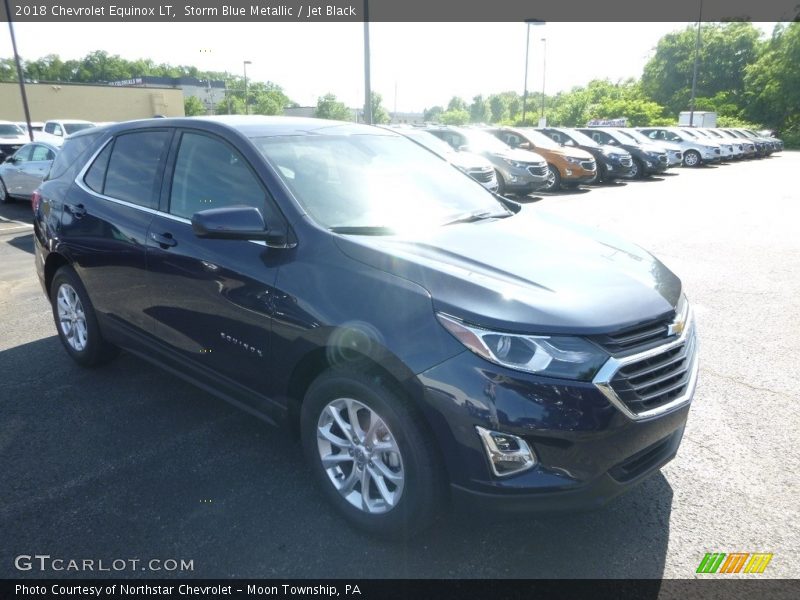 Storm Blue Metallic / Jet Black 2018 Chevrolet Equinox LT