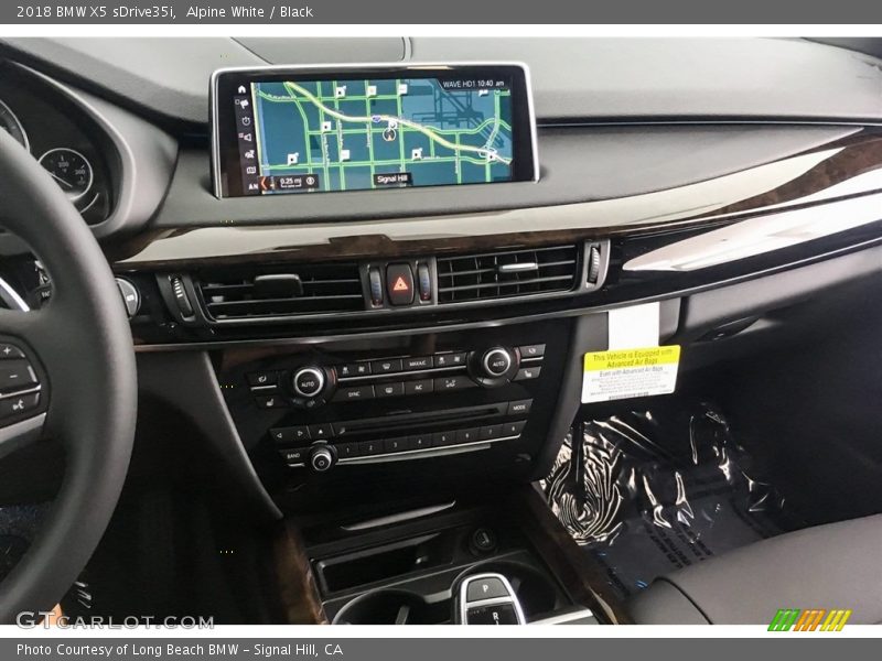 Alpine White / Black 2018 BMW X5 sDrive35i