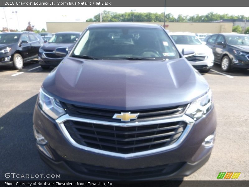 Storm Blue Metallic / Jet Black 2018 Chevrolet Equinox LT